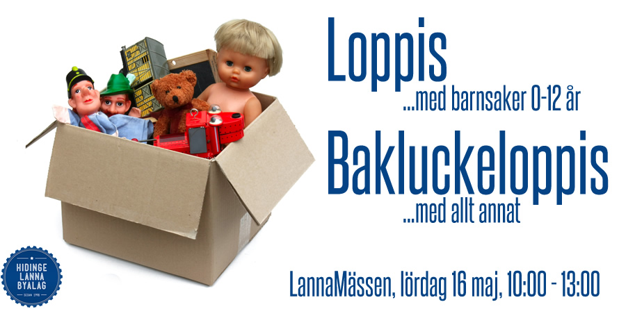 Loppis Lannamässen 16 maj 2015